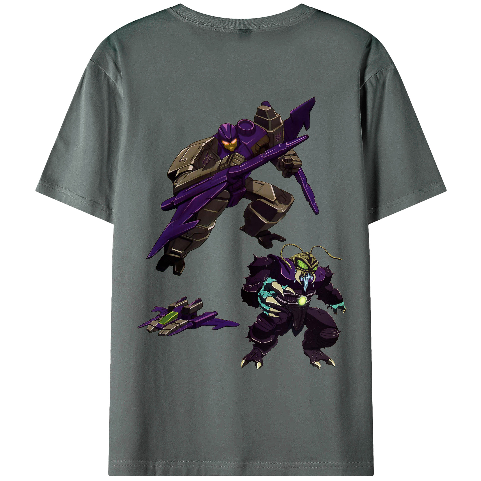 （画像用）  綿100％ メンズ半袖Tシャツ（バックプリント） 通気性